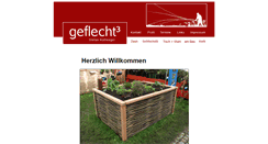 Desktop Screenshot of geflechthochdrei.de