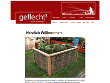 Tablet Screenshot of geflechthochdrei.de